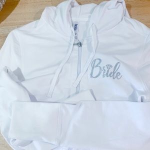 Bride zip up jacket